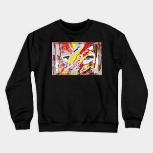 Women face - colorful Crewneck Sweatshirt